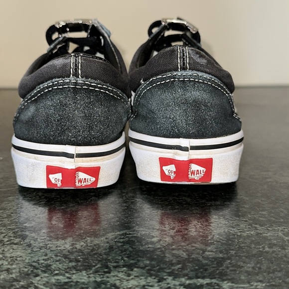 Vans old skool skate shoe youth size 4.0 elastic shoelaces & magnetic closure - Picture 7 of 10